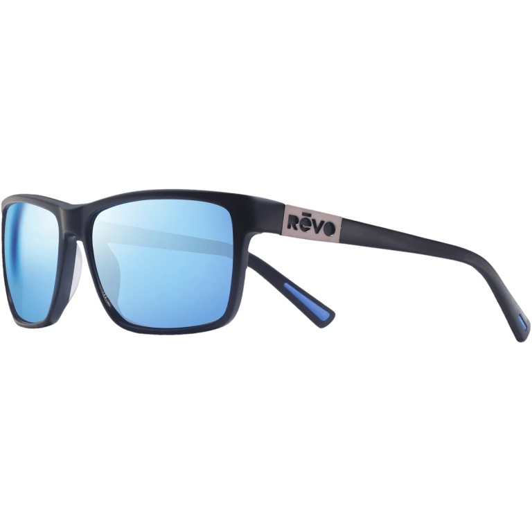 REVO Sonnenbrille Winston Polarisiert (Glasfarbe: Blue Water) schwarz matt - 1 Brille